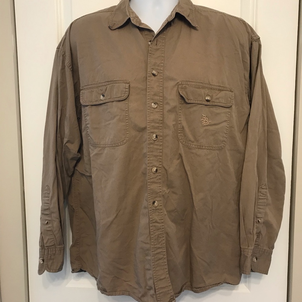 Bit & Bridle Outfitters Brown Men’s Shirt SZ Large